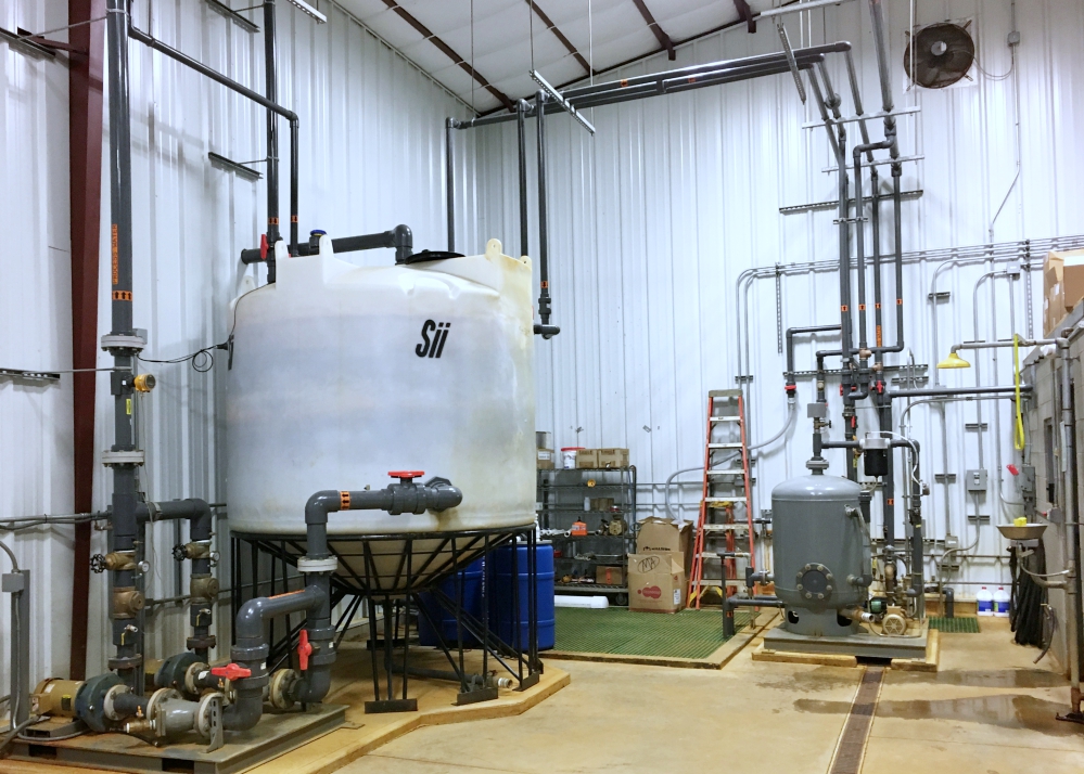 Backwash Tank View